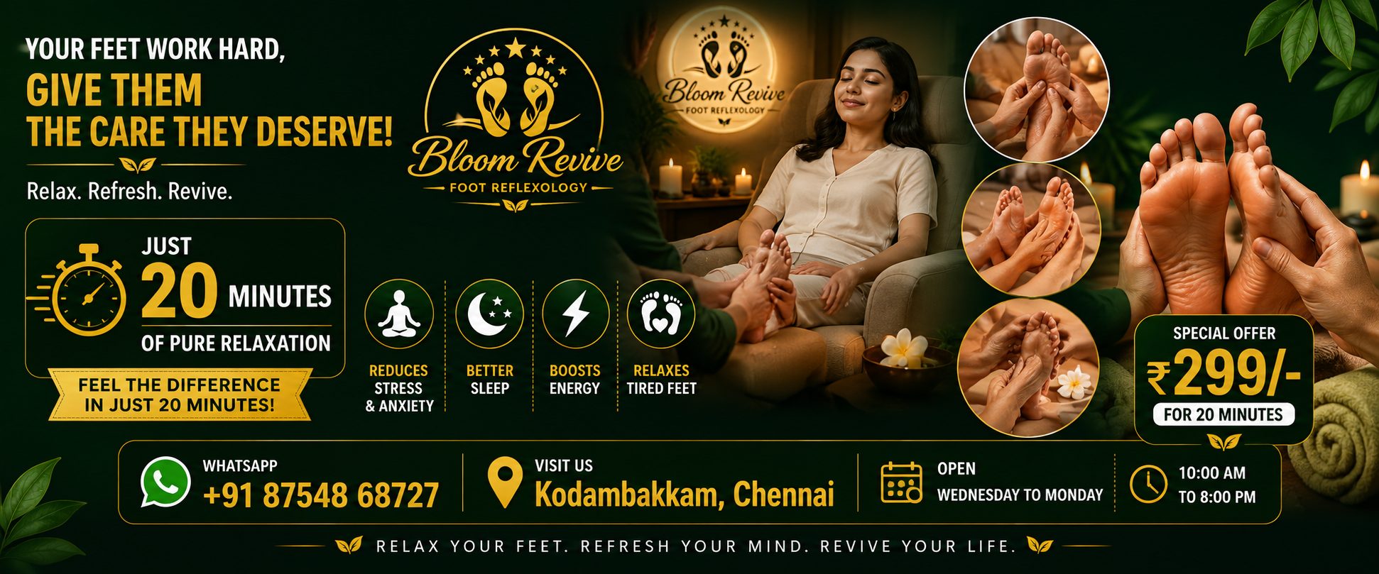 Best foot reflexology in Kodambakkam, Chennai - benefits overview